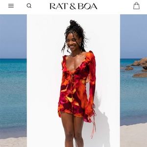Rat and Boa Dali Dress Size Large - BRAND NEW W/ TAGS
